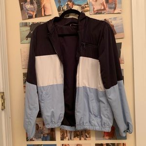 Blue Windbreaker